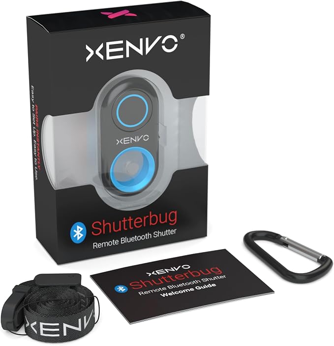 Xenvo Shutterbug - Camera Shutter Remote Control - Bluetooth Wireless Selfie Button Clicker - Compatible with iPhone, iPad, Android, Samsung, and Google Pixel Cell Phones, Smartphones and Tablets - Image 7