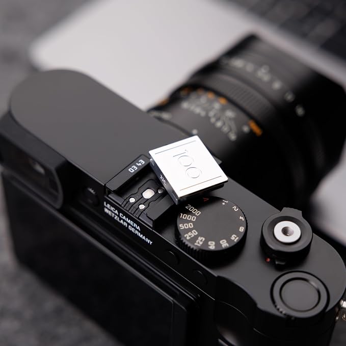 Upgraded Q3 43 Metal Hot Shoe Cover Protector Cap for Leica Q3 43 Q2 Camera | Hotshoe Cover with Full-Coverage Design & Silicone Cushion, Limited Edition for Leica 100th Anniversary,Q3 43 Accessories - Image 6