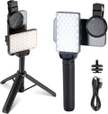 NEEWER Basics LED Selfie & Tattoo Light Compatible with iPhone, Clip on CPL Filter/Tripod Stand/Phone Holder, Fill Lighting Remove Reflection for Art Food Jewelry Photography Video Recording, BL120B | Clip on CPL Filter/Tripod Stand/Phone Holder, Fill ... by Neewer