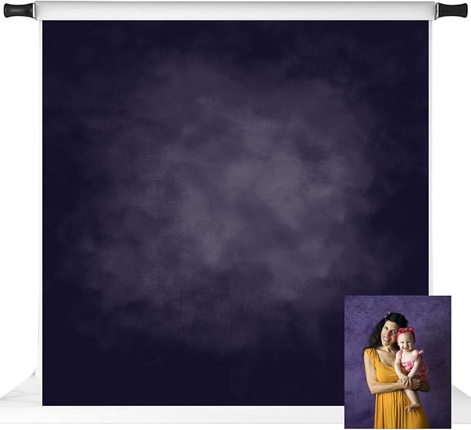 Kate Purple Photography Backdrops Abstract Photo Backdrop Poratrait Background for Photoshoot, 8x8ft by KateBackdropforPhotography