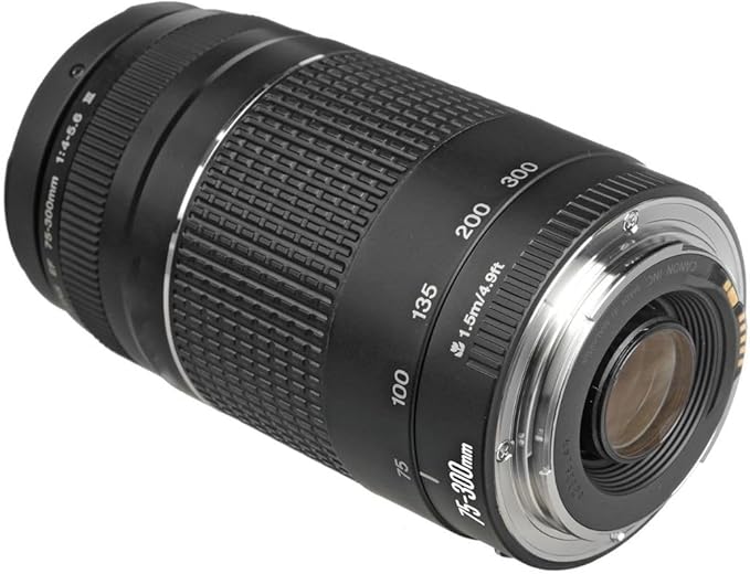 Canon EF 75-300mm f/4-5.6 III Telephoto Zoom Lens for Canon SLR Cameras, 6473A003 (Renewed) | SLR Cameras, Has a filter thread diameter of 58mm and offers a diagonal - Image 4