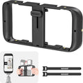 NEEWER Mobile Phone Video Rig, Mobile Phone Grip Stabiliser Cage | Cold Shoe, 1/4 Inch Thread, Video Recording Film Rig, Compatible with iPhone 16 15 Pro Max Plus 14 13 Mini X XS Max XR by Neewer