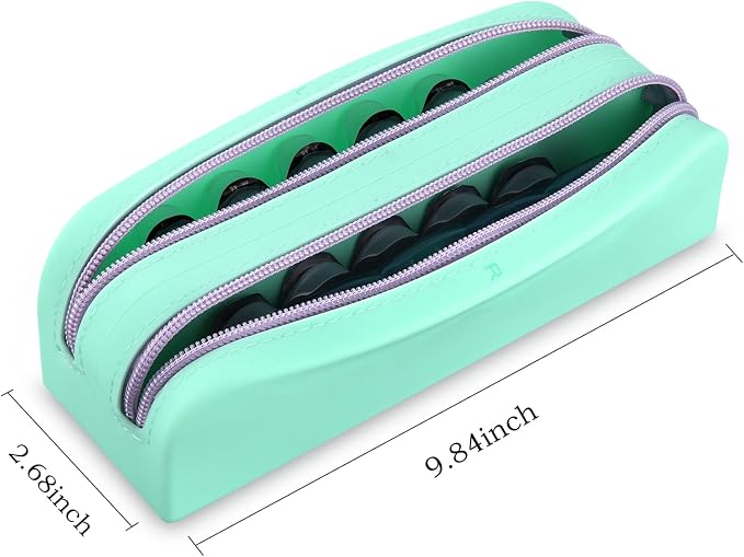 AITIME Disposable Daily Contact Lens Organizer Dispenser with Labeled R&L | Contact Lens Travel Case Holder 40 Lens,Color Contact Lens Storage Bag Kit - Image 4