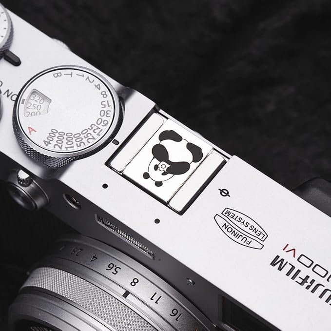 Camera Metal Hot Shoe Cover Protector Cap Cute Button Compatible for Fujifilm X100VI X100V X-M5 X-T4 X-T3 for Nikon ZF Z5 Z6 Z6II (Aluminum Alloy-Hot Shoe Cover) - Image 7