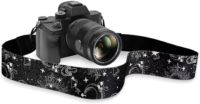 Coldinair Black Adjustable Camera Strap Universal Neck & Shoulder Soft Padded Strap for All DSLR Cameras,Binoculars by Coldinair