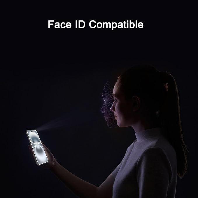 Ailun Privacy Screen Protector + Camera Lens Protector for iPhone 16 Plus | 3+3 Pack, 6.7 Inch, Installation Frame, Dynamic Island Compatible, Anti Spy Private Tempered Glass, Case Friendly - Image 6