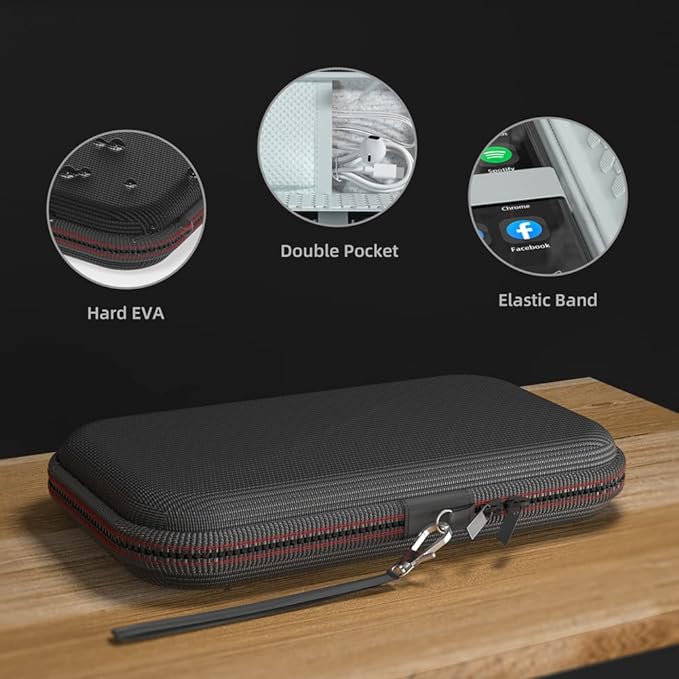 MP3 MP4 Player Case for Innioasis MP3 Player 4 inch Full Screen Touch G1 Music Player Fit for Earbuds, USB Cable, Memory Card - Image 3