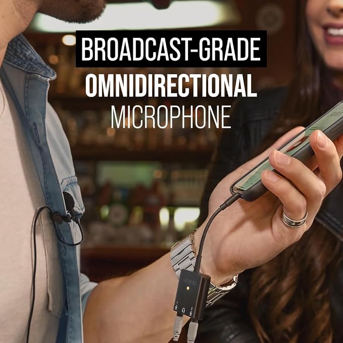Rode SmartLav+ Lavalier Microphone for Smartphones,Black - Image 5