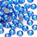 Jollin Hotfix Rhinestones Flatback Crystal Gems 2.8mm SS10, Capri Blue | 2880pcs Hot Fix Crystals Glass Rhinestones for Bedazzling, Crafting, Clothes, Shoes & Accessories DIY Decoration by Jollin