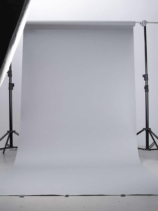 Huamei Seamless Photography Background Paper, Photo Backdrop Paper 53-Inches Wide x 16-Feet, (4.4x16 Feet, #21 Pursuit Grey) - Image 6