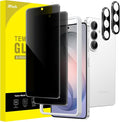 JETech Privacy Screen Protector for Samsung Galaxy S26, 2+2 Pack | Anti-Spy Tempered Glass, with Camera Lens Protector, Easy Installation Tool, Fingerprint ID Compatible by JETech