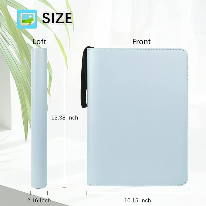 Veicevol 540-Pocket Album for Instax Mini & Polaroid 2x3 inch Photos, Blue | Designed for Instax Mini and Polaroid 2x3 Photos, Cover with Zipper Closure, Large Capacity, Holds Up to 540 Photos Securely - Image 6