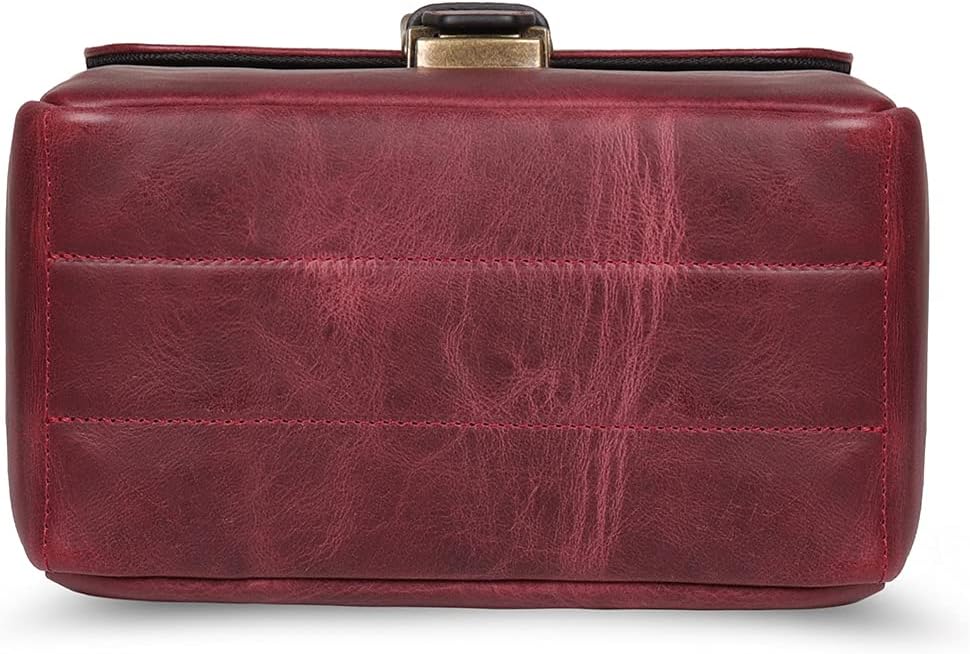 MegaGear Genuine Leather Camera Messenger Bag Mirrorless Portable electronic device cover - Image 7