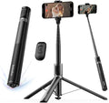 67'' Automatic Phone Tripod, Auto-Open Selfie Stick for iPhone with Remote, 360° Rotatable Extendable Phone Stand for Video Recording Vlog, Stable Travel Tripod Compatible with iPhone Android by Unknown