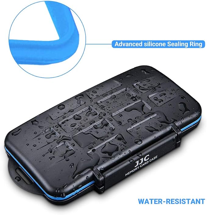 36 Slots SD Card Case Micro SD Card Case CF Card Holder Memory Card Holder Storage for 18 Micro SD Card, 12 SD SDXC SDHC Card, 6 CF Card - Image 3