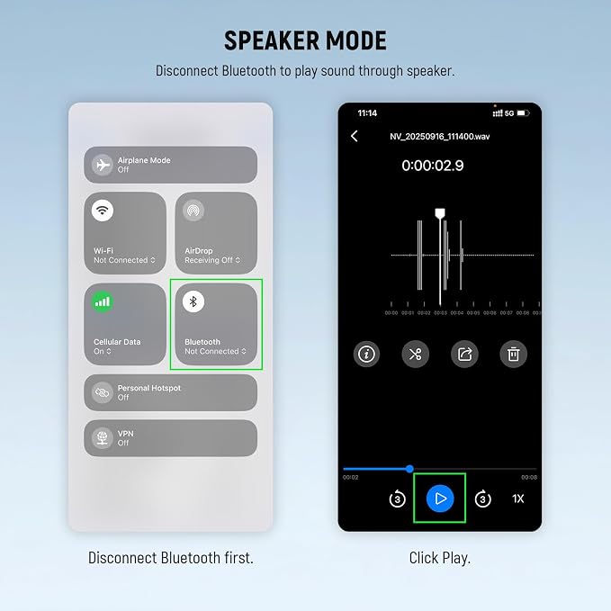 NEEWER KM23B Wireless Lavalier Microphone Bluetooth App Control, Compatible with iPhone Android Phone 8Hrs Battery Vocal Enhancement Noise Cancellation Volume Adjustment Low Cut for Streaming Vlogging - Image 5