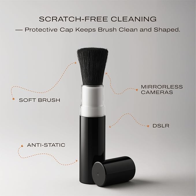 Camera Lens Cleaning Kit for DSLR and Sensitive Electronics, 9-in-1 Lens Cleaner Spray, Camera Pen, Blower, Wipes, Sensor Cleaner, Photographer Gifts & Accessories - Image 5