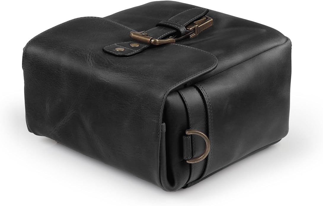 MegaGear Genuine Leather Camera Messenger Bag Mirrorless Portable electronic device cover - Image 6