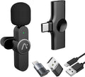 Wireless Clip Mic, Wireless Lavalier Microphones, Lapel Clip-on Microphone, for iPhone 15, Smartphone, Laptop, Video Recording, Tiktok, Facebook Live, YouTube Live Stream by Aisizon