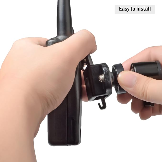 Walkie-Talkie Car Holder, Adjustable Car Cup Mount Installation for Baofeng UV5R Retevis Midland Motorola Talkabout Handheld Radio - Image 4
