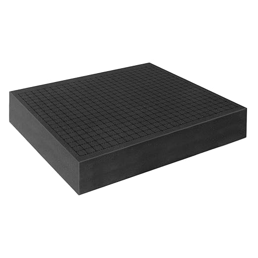 Pick and Pluck Foam Sheets, 1Pcs 16 x 12 x 3 Inch Pick Apart Foam Inserts for Camera Storage, Crafts, Tool Box, Storage Drawer by YIENFBEV