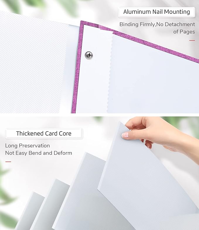 Artfeel Photo Album Self Adhesive Scrapbook Album for 3x5 4x6 5x7 8x10 Pictures,60 Pages Linen Cover with Display Window DIY Photo Book,Ideal Gifts for Family Travel Wedding Baby - Image 7