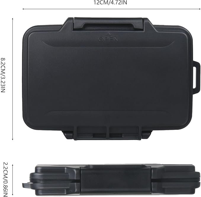 Carrying Box Memory Card Storage Case Holder 8 Slots for SD SDHC MMC Micro SD TF Cards Anti-Shock Holder Storage - Image 4