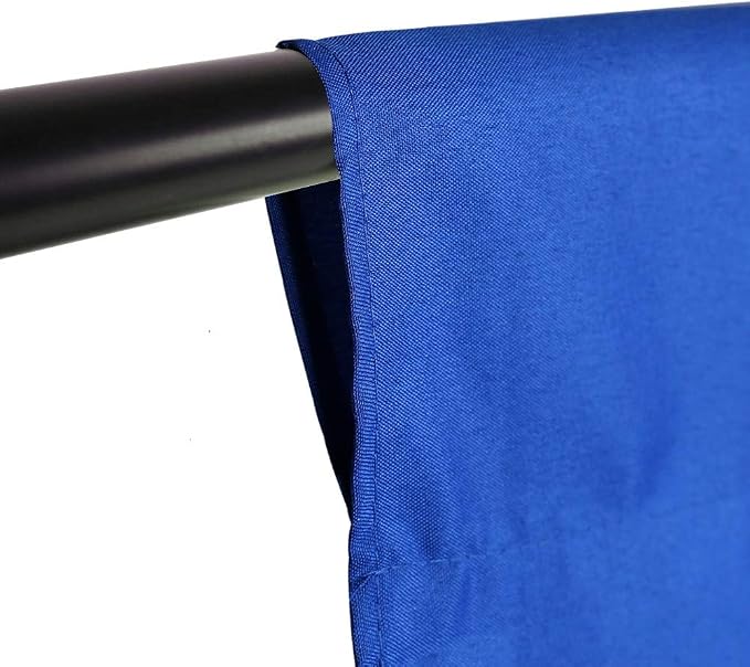 GFCC Royal Blue Backdrop - 8FTX10FT Polyester Blue Photo Backdrop for Photoshoot Background for Photography Screen Video Recording Photo Background | Non-Reflective, Polyester Curtain, Easy Hang, Multipurpose Screen for Studio Photo Booth, Video Record... - Image 2
