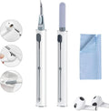 Airpod Cleaner Kit, Earbud Cleaning Kit for Airpods Pro 1 2 3,Multi-Function Cleaning Pen with Soft Brush Flocking Sponge, Suitable for Bluetooth Headset, Charging Box, Mobile Phone,Earbud (1Pcs) by VUBOJO