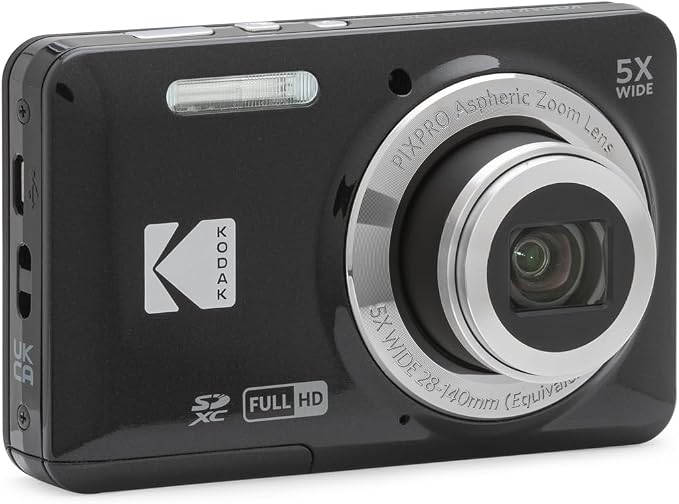 Kodak PIXPRO FZ55 Digital Camera (Black) + Black Point & Shoot Camera Case + 64GB SD Memory Card + Tri-fold Memory Card Wallet + Hi-Speed SD USB Card Reader + More! - Image 5