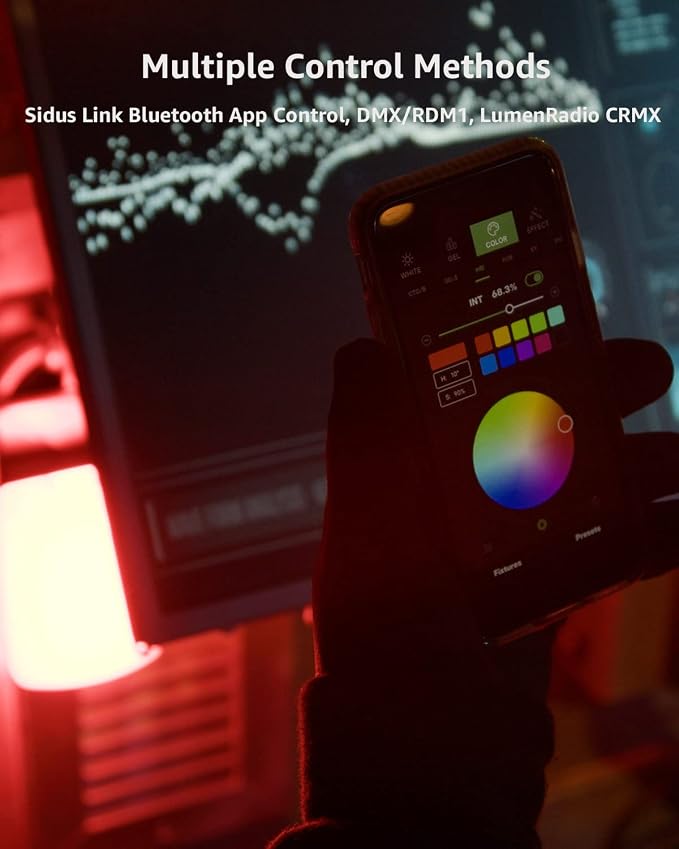 Aputure MC Pro Camera Lights,RGBWW LED Video Lights Lensed Mini LED Panel | Full Color Portable Photography Lighting,4200mAh Rechargeable Battery,APP Control, Support Magnetic Attraction - Image 6