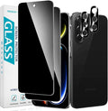 2+2 Pack Privacy Screen Protector for Samsung Galaxy A37 5G | Anti Spy Tempered Glass, with Camera Lens Protector, Anti Scratch, Bubble Free by Bencuku
