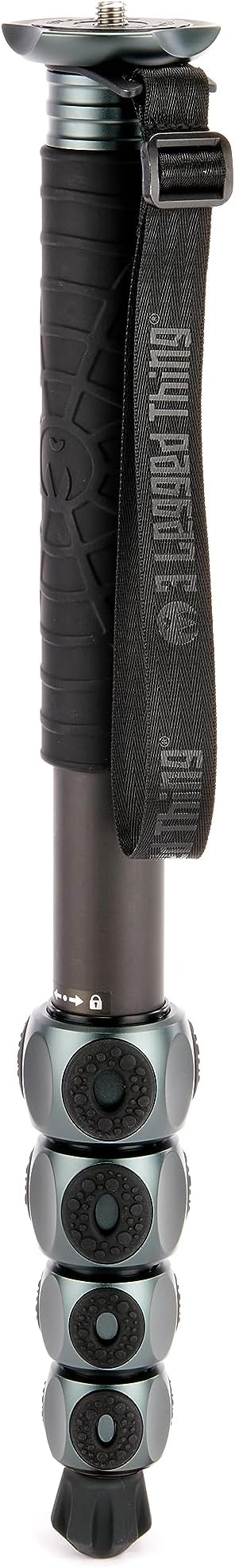 3 Legged Thing Legends Alana Carbon Fibre Monopod - Travel-Friendly Camera Monopod for Professional Photographers & Videographers (ALANAGREY) - Image 4