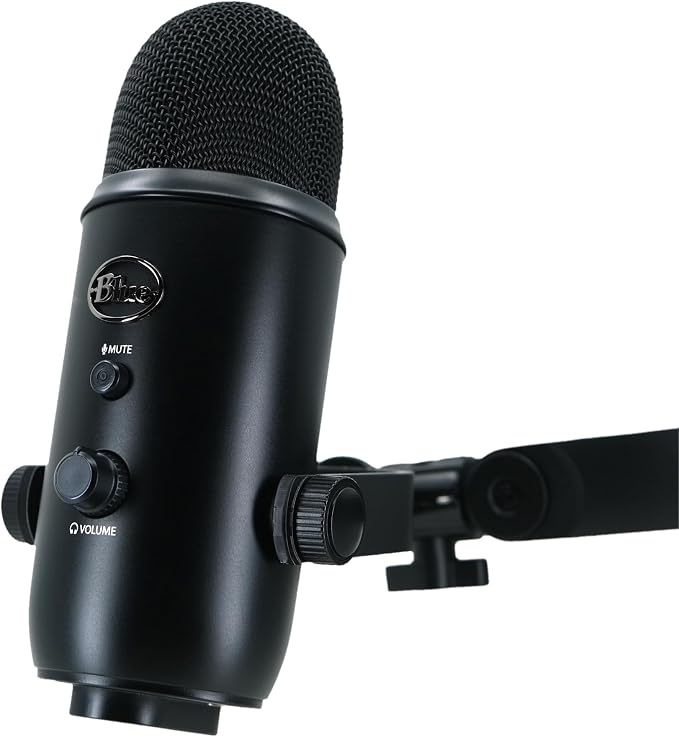 Blue Yeti Microphone Mount 3/8" Adapter, Boom Arm Attachment, Durable Mounting Threads, Microphone Holder, Slim Profile (White) - Image 2