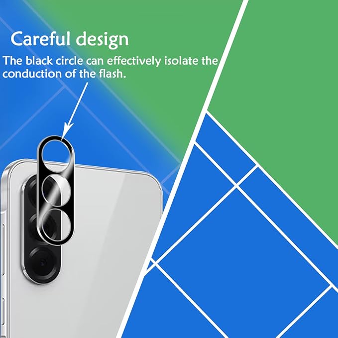 BIGFACE Galaxy A36 Tempered Glass Screen Protector + Camera Lens Protector [2 + 2 Pack][Case Friendly][Anti-Scratch][Ultrasonic Fingerprint Unlock] HD Protective Film for Samsung Galaxy A36 - Image 4