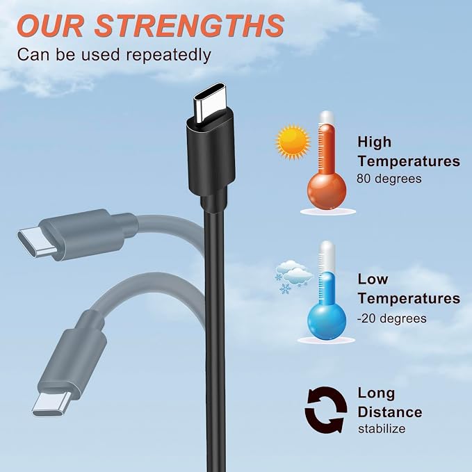Camera Control Cable Cord,for DJI RS4 Pro, RS4 Mini, RS4, RS3 Pro, RS3, RS3 Mini, RSC2, RS2 Gimbal Stabilizer for Sony Canon Nikon Panasonic Fuji Olympus Camera USB Type C to Type C Right Angle Multi - Image 7