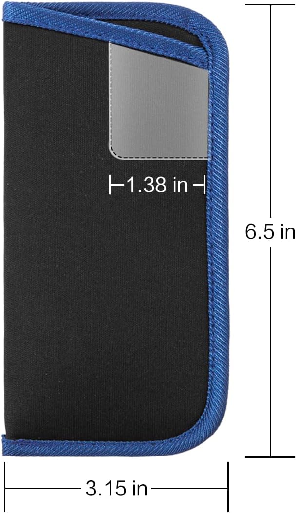 TRIUMPH VISION 3 Pack Reading Glasses Pouch Soft Case Eyeglass Sleeve Slim | Alternative to Bulky Case in bag, Lightweight Lined Padded Protect Optical lens Slip in, Cute Pattern Portable for Daily Use - Image 6