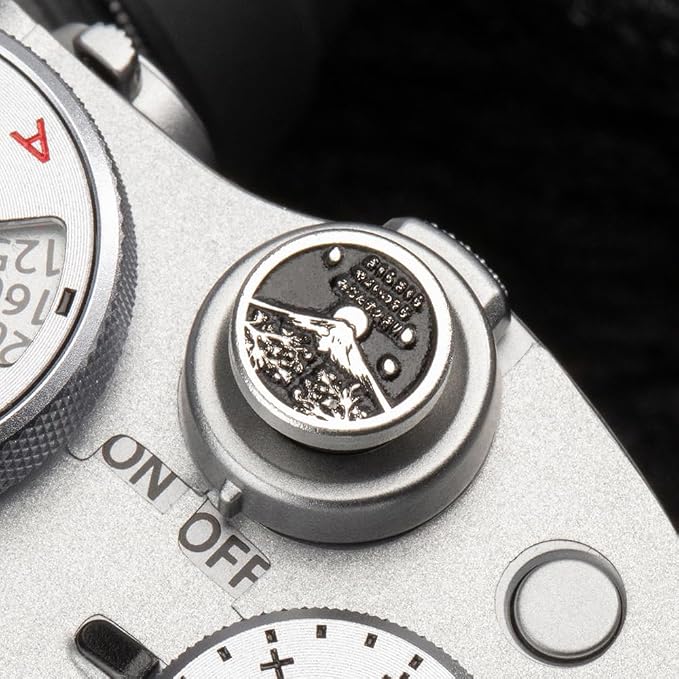 Falling Cherry Blossoms Camera Metal Shutter Decorative Button for Fujifilm X100VI X-M5 X-E5 X-Half X-T4 X-T3 for Nikon zf zfc (Aluminum Alloy-Shutter Decorative Button) - Image 7