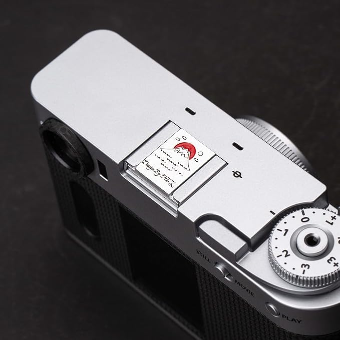 Camera Hot Shoe Cover/Shutter Button, Soft Release Button,Suitable for FUJIFILM XT5 XT4 XT3 XT30 XT20 X100V X100F XT100 X-E3 X-PRO2 X-PRO3 (Mountains and sea-Hot Shoe Cover) - Image 7