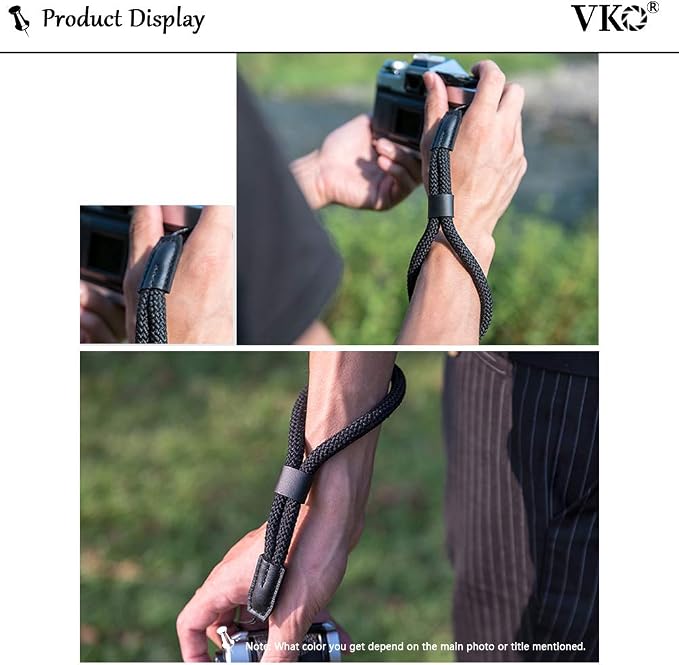 VKO Soft Camera Wrist Strap, Rope Camera Hand Strap | for Point-and-Shoot Camera,Mirrorless Camera,Small Camera Hand Strap Green - Image 6
