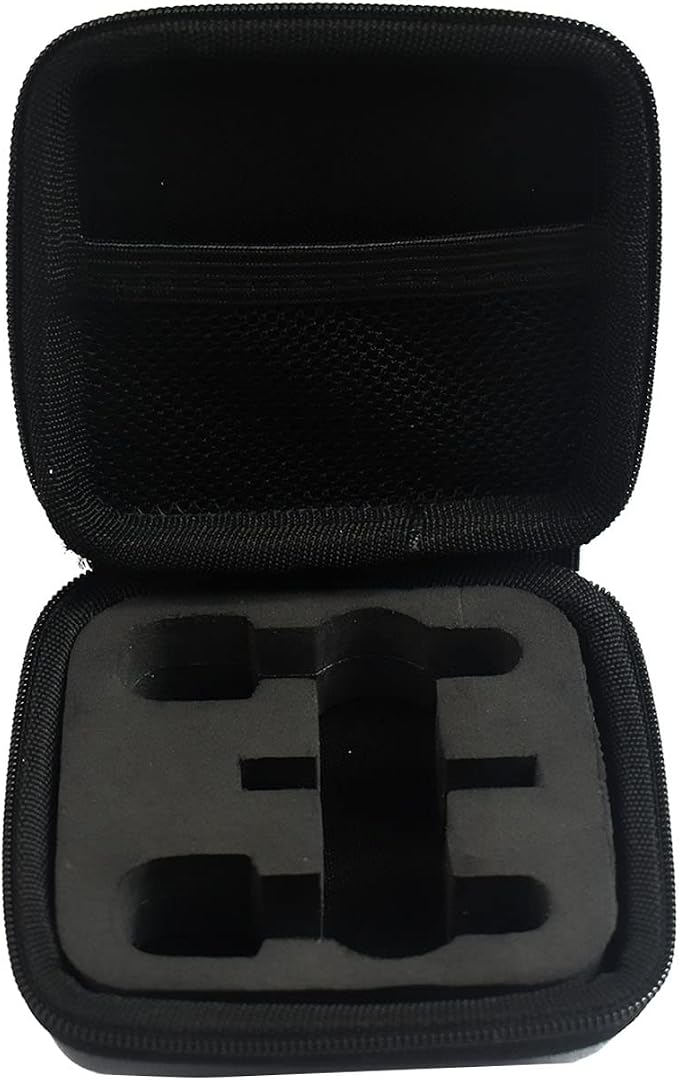 Hard Travel Carrying Mic Case Wireless Lavalier Microphone Case with 3 Slots for Wireless Lavalier Microphone Lapel Clip-on Mic - Image 8