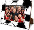 Soccer Picture Frame, Sports Themed Photo Frame, Tabletop Display Frames for Soccer Players and Coaches, Sports Decor for Home Office, Insert 4x6 Inches Photos by Unknown