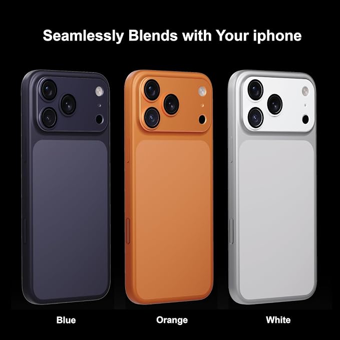 for iPhone 17 Pro Max Camera Lens Protector, 2 Pack |Aerospace-Grade Aluminium with [ Automotive-Grade Spray Paint Craft ] | Anti-Glare Sapphire Glass | Colour-Matched Finish White - Image 7
