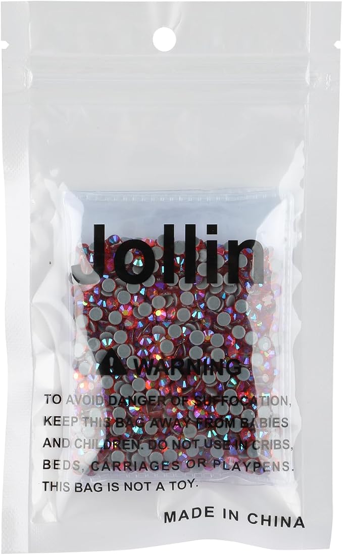 Jollin Hotfix Rhinestones Flatback Crystal Gems 4mm SS16, Red AB | 1440pcs Hot Fix Crystals Glass Rhinestones for Bedazzling, Crafting, Clothes, Shoes & Accessories DIY Decoration - Image 7