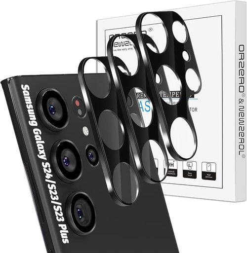 (3 Pack) Orzero Camera Lens Protector Compatible for Samsung Galaxy S23 Ultra 5G, Protector de Cámera Tempered Glass 9 Hardness HD Anti-Scratch Bubble-Free by JumpIntoOrzeroLet%E2%80%99sExploreLikeNeverBefore