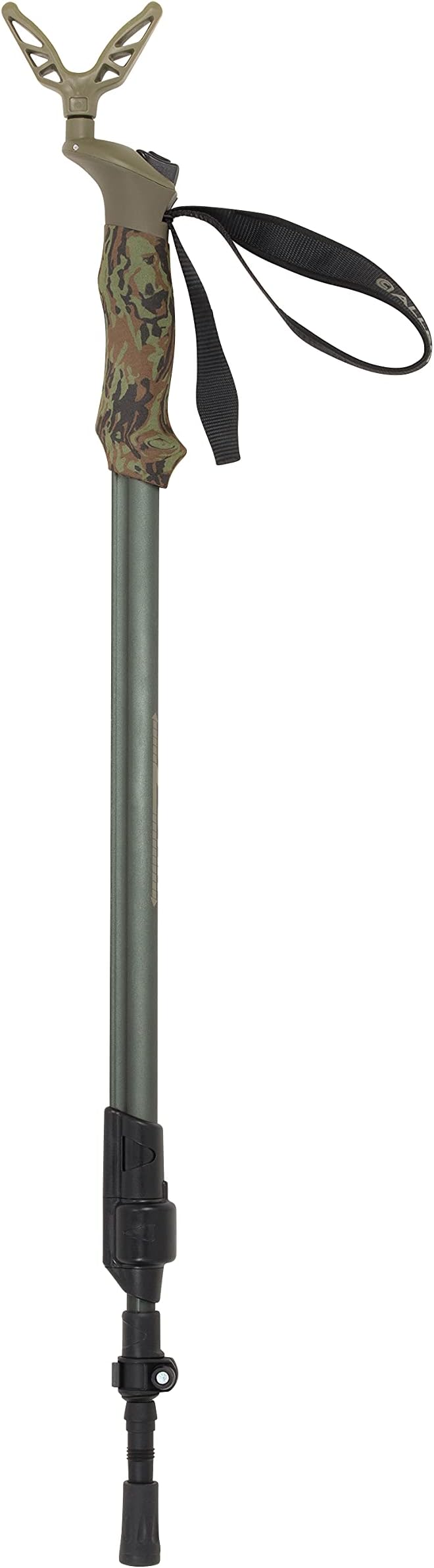 Allen Company Axial EZ-Stik Shooting Stick - Adjustable Rifle Rest - Monopod for Hunting and Scope Zeroing - Portable Rest for Rifles - Extends From 33"-61", Green by AllenCompany-HuntingandShootingAccessoriesArcheryFishingandBackpacks