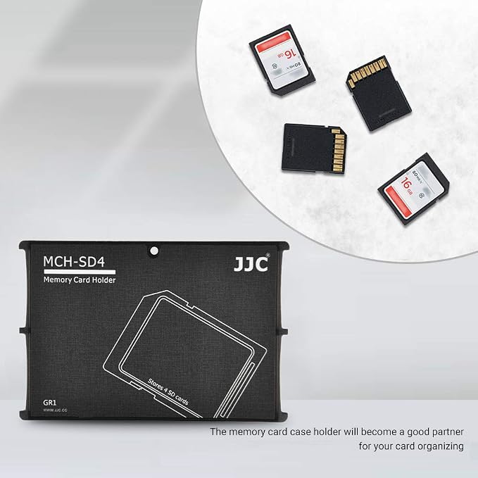 4 Slot SD Card Holder Case Storage Organizer, Slim Ultra-Thin SDHC SDXC Box | Lightweight Ultra-Thin Credit Card Size Container Storage Case fit 4 SD SDHC SDXC Cards - Image 2
