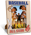 Baseball Picture Frame, All Star Sports Themed Photo Frames for 4x6 Inches Photos, Tabletop Display Frame to Baseball Players and Coaches, Sports Decor for Home by Unknown