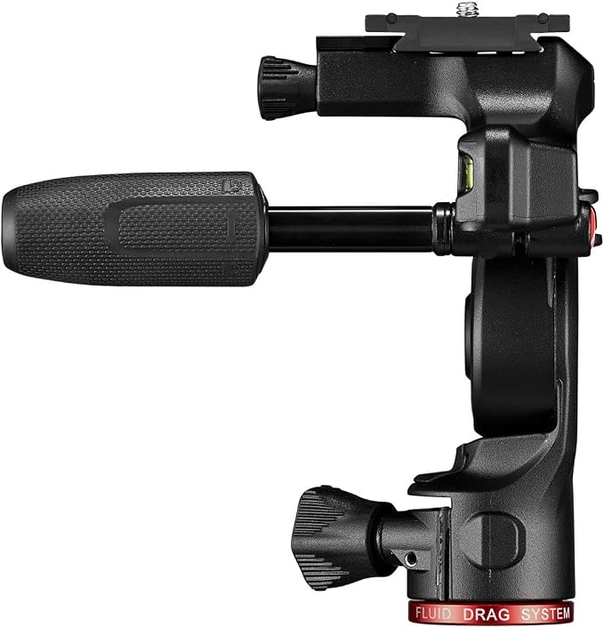 Manfrotto Befree 3-Way Live Camera Tripod Head, Aluminium, 6kg Payload, for Travel Tripods, with Foldable Handles, Fluid Drag System, for Photo and Video, Vlogging Equipment (MH01HY-3WUS) - Image 6