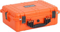 MEIJIA All Weather IP67 Waterproof Hard Camera Case,Hard Protective Case,Hard Case with Customizable Foam,Fit Use of Drones,Camera,Equipments,Pistols(Orange,19.78x15.77x7.41inches) by MEIJIA